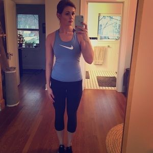 Light Blue Nike Dri-fit Tank XS
